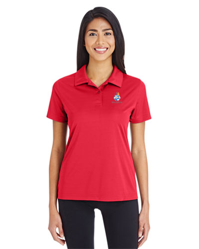 red polo front womens